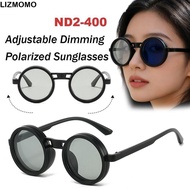 LIZMOMO Polarized Sunglasses, ND2-400 ND Filter Adjustable Dimming Glasses,  UV400 Eyewear Driving