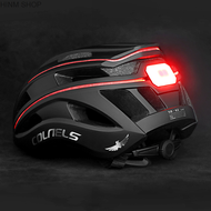 Motorcycle Integrated bicycle helmet, mountain bike, road bike, balance bike, folding bike, riding helmet with tail lights KCHINM SHOP