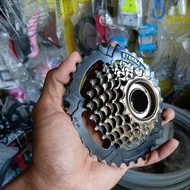 7 speed sprocket with 7 speed threaded bicycle gear