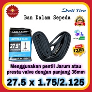 Deli TIRE 27.5 X 1.75/2.125 AV 35MM ORIGINAL Bicycle Inner Tube BEST QUALITY