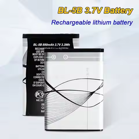 BL 5B 890mAh Battery 5300 5320 N83 6120c 7360 3230 5070 3220 Li Batteries Rechargeable for Mobile Ph