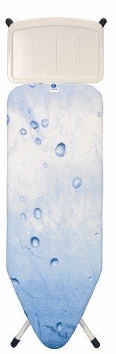 [BRABANTIA] 321ASDFAWEFW962   -  P - Ironing Board with Steam Unit Holder, Size C, Wide - Ice Water
