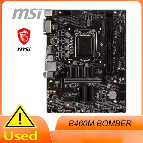 MSI B460M BOMBER Motherboard 64GB LGA 1200 DDR4 Support 10th CPU Micro ATX Mainboard