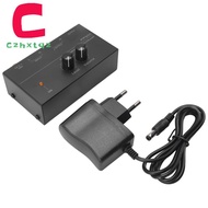 PP500 Ultra-Compact Phono Preamp Phono Preamplifier with Level Volume Control EU Plug
