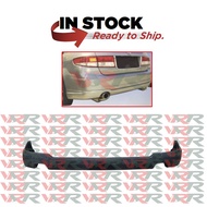 Honda Accord SDA 7th Gen (2004 Model ONLY) Rear Back Skirt Bumper Lower Double Exhaust PU Bodykit - Raw Material Rubber