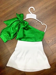 Bộ váy bé gái kết hợp áo lệch vai 8-23kg Angel Baby Shop Thời Trang Thiết Kế