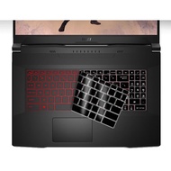 For MSI Sword 15 17 A11UC A11UE A11UG GL76 Katana GF66 2021 MSI GL66 Pulse Katana GF76 Laptop Keyboard Cover Skin Protector Film