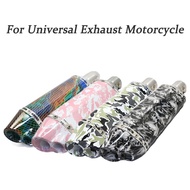 Motorcross Exhaust Pipe Modified Motorcycle Muffler Universal Colorful Escape Pitbike For YZF Z750 Z