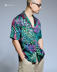 เสื้อเชิ้ตฮาวาย MAKAI Exclusive Pride Lyocell Hawaiian Shirt