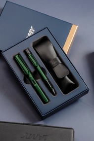 LAMY 雙入筆套禮盒  (鋼筆+自動鉛筆) / Al star  -恆星 松木綠