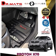 DR.MATS 5D Carmats For Proton X70 Waterproof Heat Resistance Car Carpet