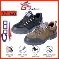[G-SHOES] Size 37-46 Goco QS76 Men Women LowCut Lace Steel Toe Safety Shoes Kasut Safety