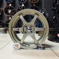 [1PC] New Sport Rim 17inch Type-C SSR 17X7.5JJ ET38 4H100 LIGHT GOLD