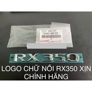 RX350 CONNECTED LOGO, GENUINE LEXUS