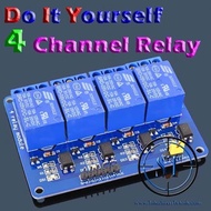 Relay 4 Channel 5V DCVOLT (Fitting 250VAC / 30VDC 10A) relay module 4 channel 5 volt dc Arduino uni 