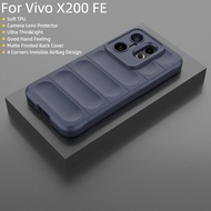 For Vivo X200 FE X200FE Case Luxury Skin Feeling Matte Soft TPU Phone Cover Casing For Vivo X200FE X