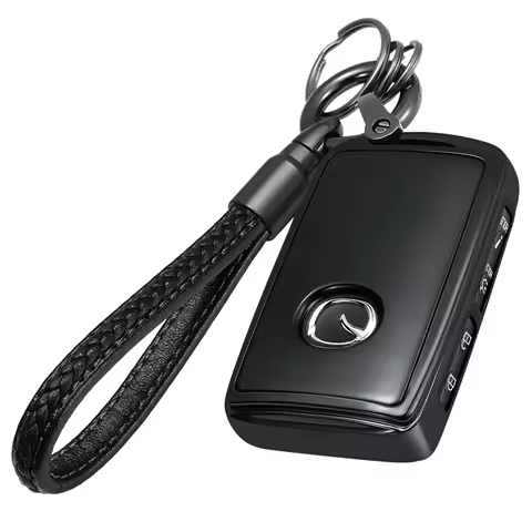 Lcyam Key Fob Cover Soft Key Case Holder for 2026 Mazda CX-5 CX-30 CX-50 CX70 CX90 Mazda3 6 CX-9 MX-