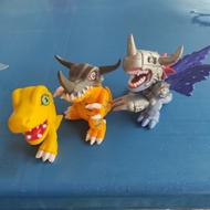 DIGIMON FIGURE AGUMON, GREYMON, METALGREYMON