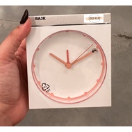 Bajk white alarm clock 5x11cm, small clock, alarm clock, multi-purpose clock, clock