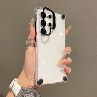 เคสใส สำหรับ Samsung S25 Ultra s24 ultra S23 ULTRA S22 Ultra A56 5G A16 5G A26 5G เคสแข็ง ฝาครอบกันก