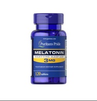 Puritan’s Pride Melatonin 3 mg 褪黑激素 120粒 【074312179037】
