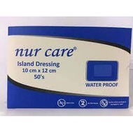 nur care island dressing BOX 10x12cm 5 E:2027 NURCARE DRESSING PLASTER luka nurcare island dressing 