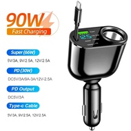 Charging Cable Fast PD 3.0 QC Type C Car Charger 66W Universal