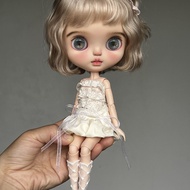 [Just Clothes, Doll Not Included] Blythe 1/6 Top+Bud Skirt+Socks Set