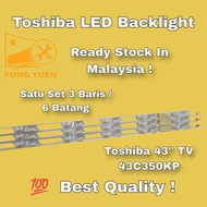 43C350KP TOSHIBA 43" LED TV BACKLIGHT 43C350KP