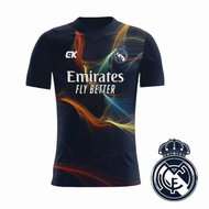 1 SET REAL MADRID PREMIUM FOOTBALL JERSEY MOTIF O7 FULL PRINTING FOOTBALL T-SHIRT FOOTBALL CLOTHING 