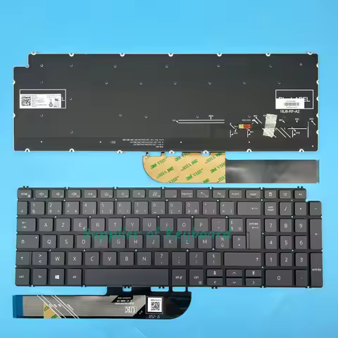 NEW Latin Spanish/English/French Keyboard For DELL Inspiron 5594 7590 7591 2 IN 1 7791 5584 5590 559