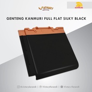 GENTENG / GENTENG KERAMIK / GENTENG FULL FLAT SILKY BLACK