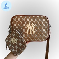 Tas Slingbag New Era Ny Original Brown / Tas Slingbag New Era Ny Original Brownfull Set / Tas Slingb