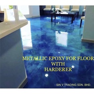 SIN V 5KG METALLIC 3D FLOOR PAINT WITH HARDENER #FLOOR EPOXY RESIN WITH HARDENER #metallic epoxy #epoxy floor paint #