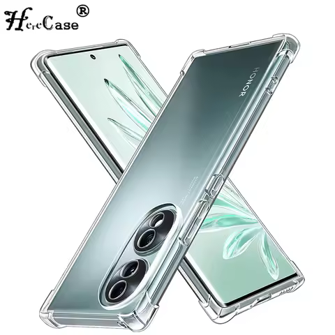 Ultra Thin Shockproof Transparent Silicone Soft TPU Case For Huawei Honor 90 70 Lite 60 SE Pro X9 X8