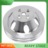 [luxiang.] Water Pump Pulley Aluminum Alloy Big Block Double Groove for    396 454 2-Groove  Short W