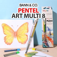 PENTEL Art Multi 8 Mechanical Colour Pencil (8 Colours)