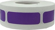 Purple Rectangle Stickers, 0.5 x 1.5 Inches in Size, 500 Labels on a Roll