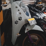 Cute Cat Paw Motorcycle Stickers - Car and Motorcycle Stickers