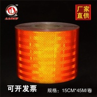 AT-🎇Factory Direct Supply Reflective Stripe Orange Tape Reflective Film Reflective Adhesive Tape Reflective Sticker Oil