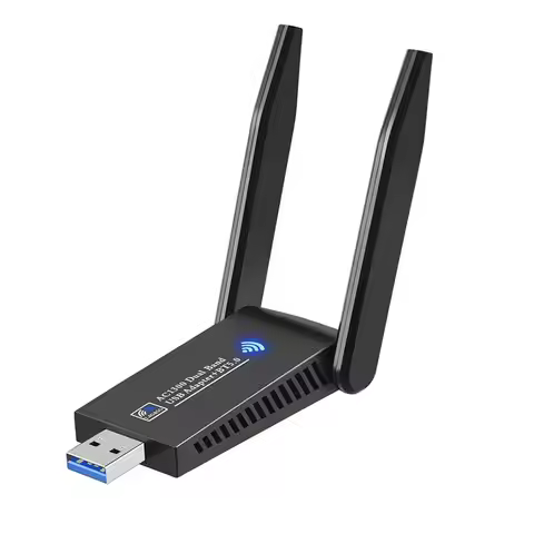 N64R-USB 3.0 Wifi 1300Mbps Bluetooth 5.0 Adapter 2 In1 USB Dongle Dual Band 2.4Ghz 5Ghz Wifi 5 Netwo