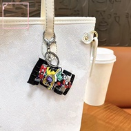 Beststore|  Go-cart Keychain Pendant Fun Go-cart Cartoon Keychain with Anti-detachable Design Perfec