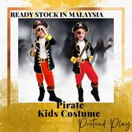 Kids Costume - Role Play For Pirate Main Peranan Kostum Lanun Hadiah Baju Budak Pakaian Halloween An