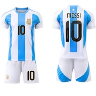 [Chongwei Sports] 2025 Copa America Argentina Home Jersey Blue White #10 Messi & #21 Dybala Soccer S