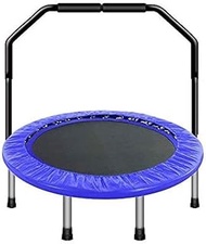 BZLLW Trampoline,Adults Kids Fitness Trampoline,Trampolines Trainer with Handle Bar - for Indoor/Outdoor/Garden/Yoga Workout Exercise