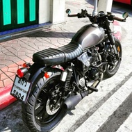 RUSI CLASSIC 250 PLUG N PLAY SEAT AND CUSTOMIZED SEAT FOR SCRAMBLER/BRAT/CAFE RACER SEAT
