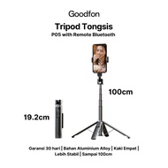 GOODFON P185 P05 Bluetooth Tripod Selfie Stick Remote Tripod HP 100cm