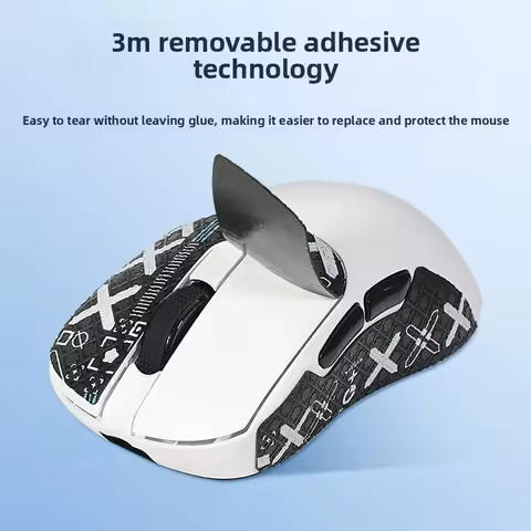 Grip Tape & Mouse Skates Kit for AJAZZ AJ179 / AJ179 Pro， Upgrade Gaming Performance Anti-Slip Stick