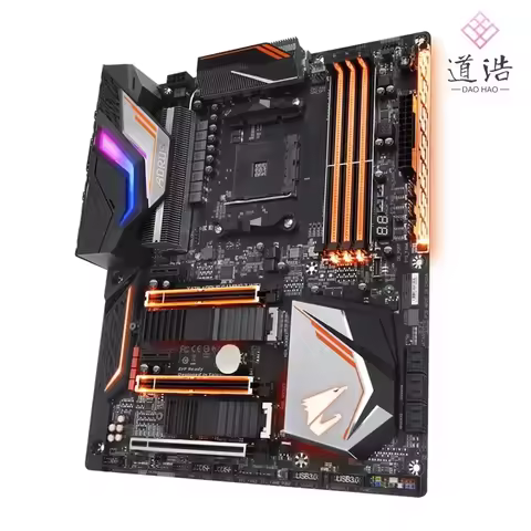 For X470 AORUS GAMING 7 WIFI Motherboard 64GB M.2 SATA3.0 Socket AM4 DDR4 ATX X470 Mainboard 100% Te