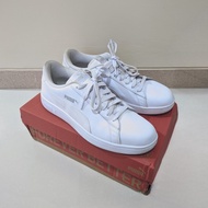 PUMA Smash V2 L White - Original Size EUR 43 /* Sepatu Sneakers Sneaker Training Vulcanised Vulc Vul